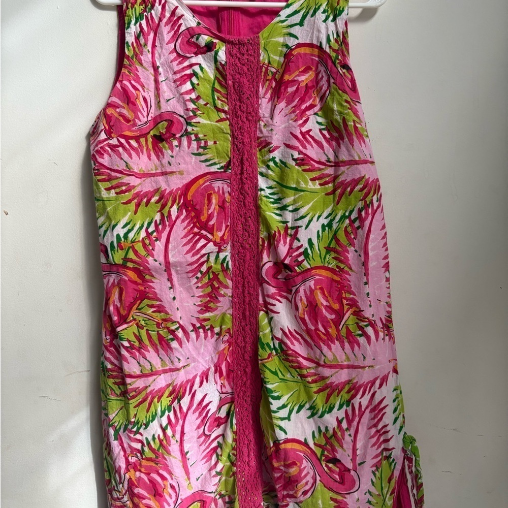 Buckhead Betties size L women’s shift sundress crochet accent - Picture 2 of 4